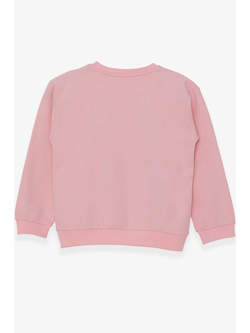 Breeze Pudra Pembe Kız Çocuk Sweatshirt Pullu Baskılı Pudra (9-14 Yaş) - 1