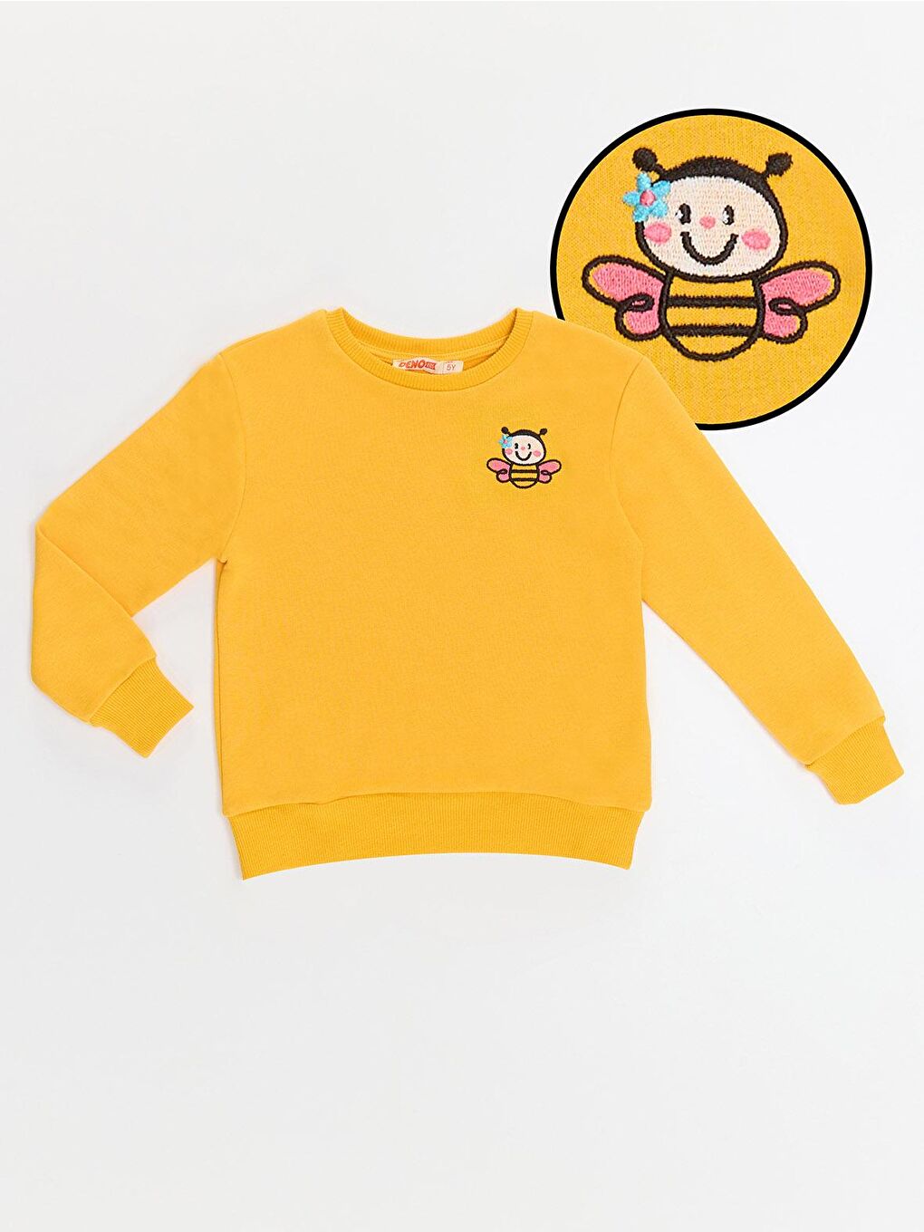 Arı Kız Çocuk Sarı Sweatshirt-2