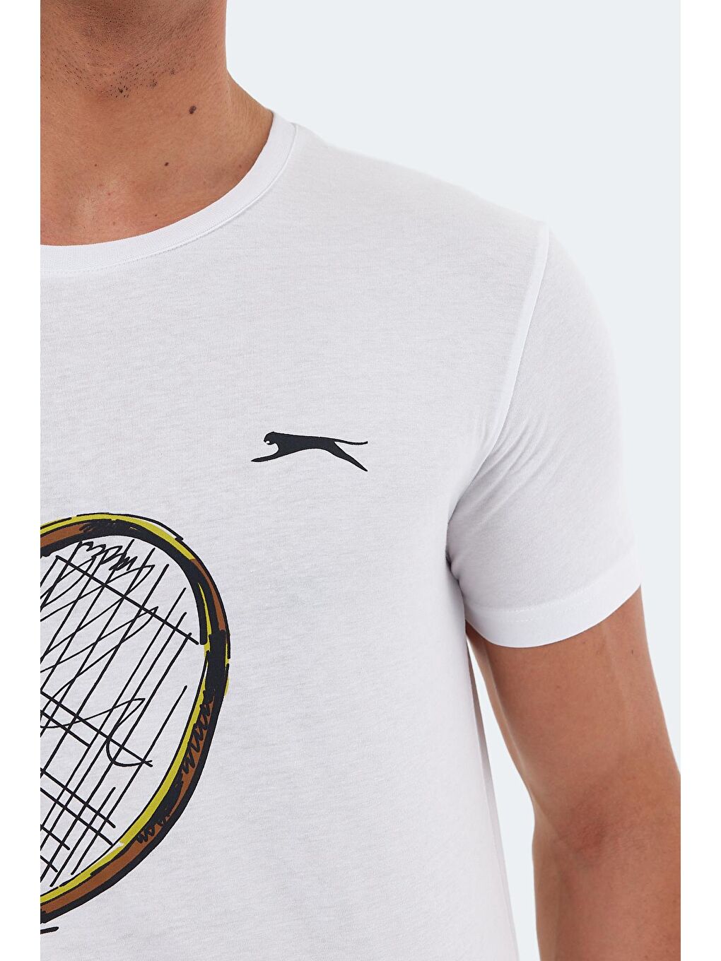 SLAZENGER Beyaz KATONS Erkek T-Shirt Beyaz - 3