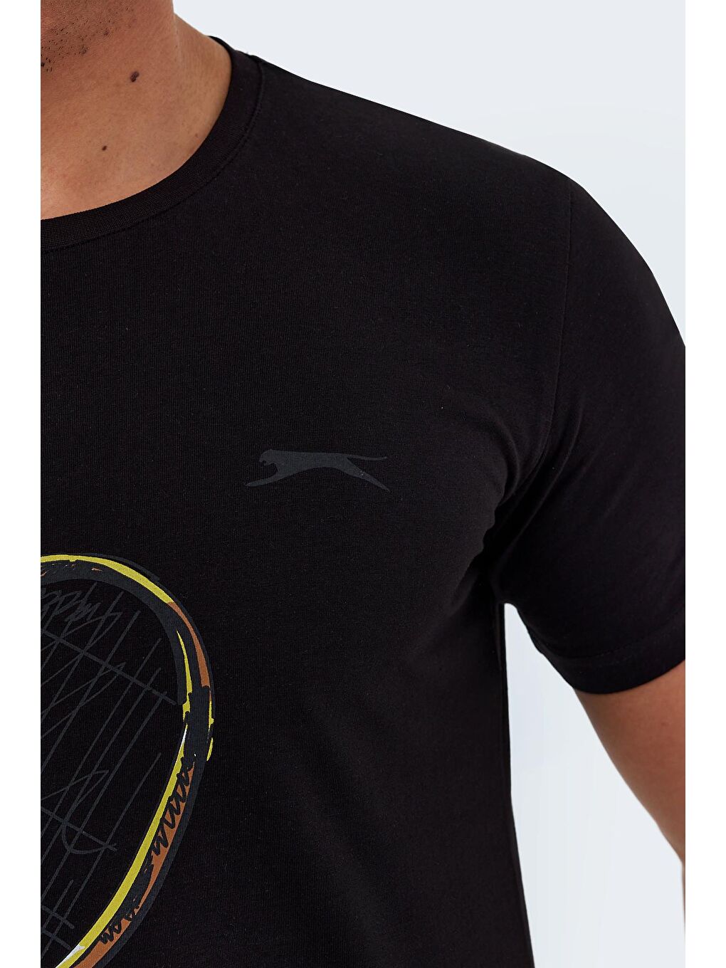 SLAZENGER Siyah KATONS Erkek T-Shirt Siyah - 3