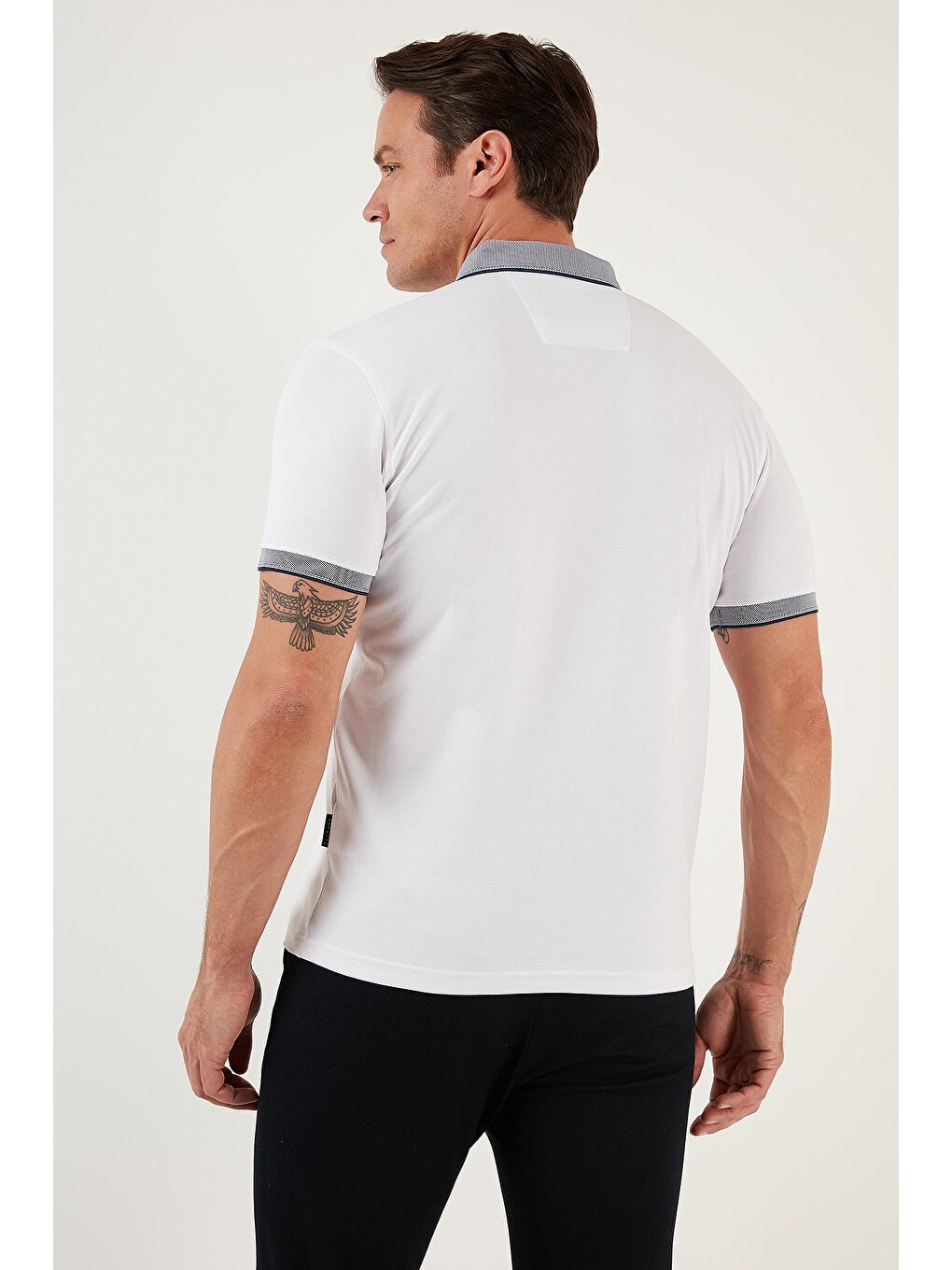 Lacivert Pamuklu Slim Fit Polo Tişört 646r4560-4
