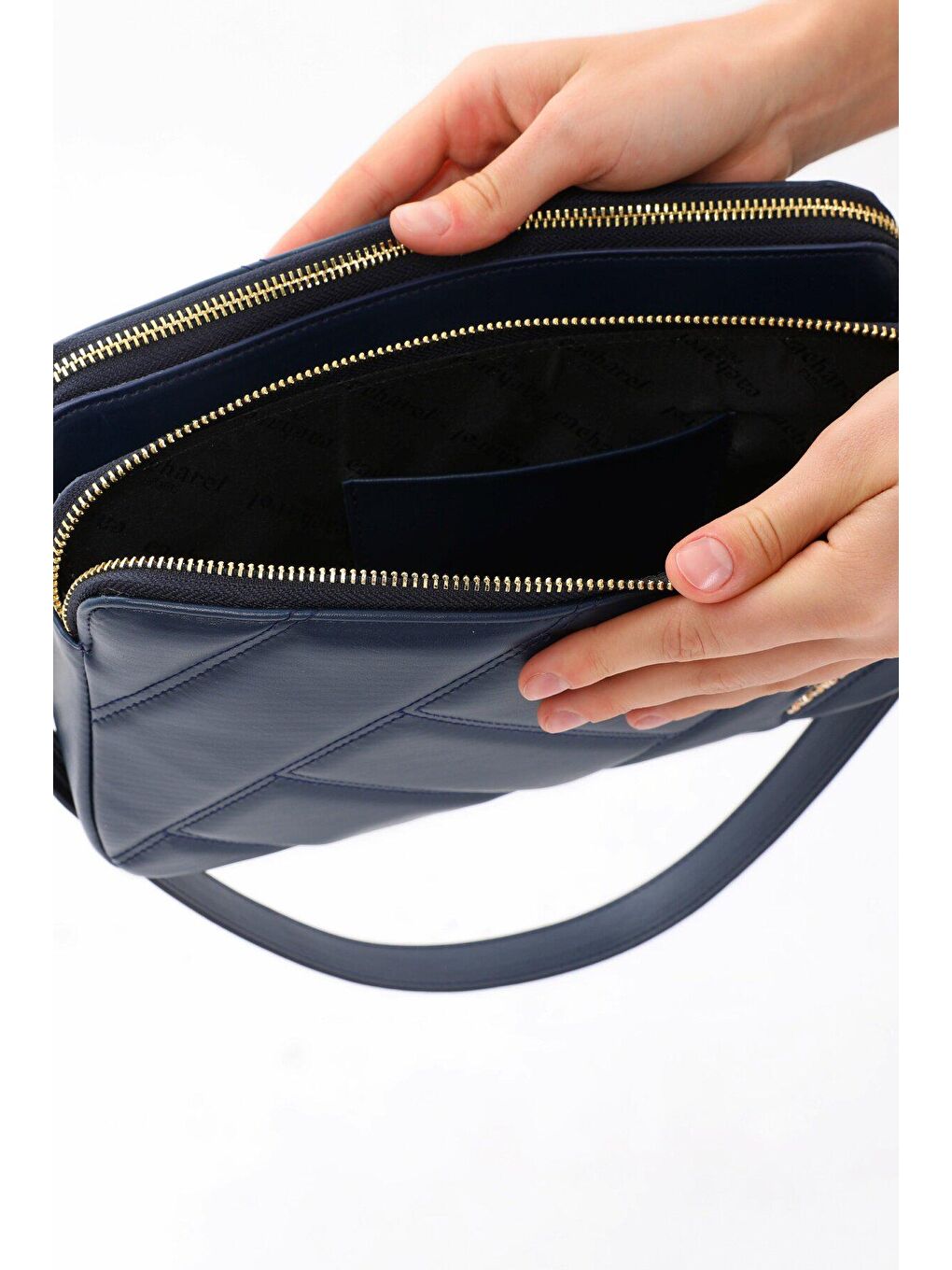 Lacivert Kadın Çapraz Göğüs Ve Omuz Çanta-2