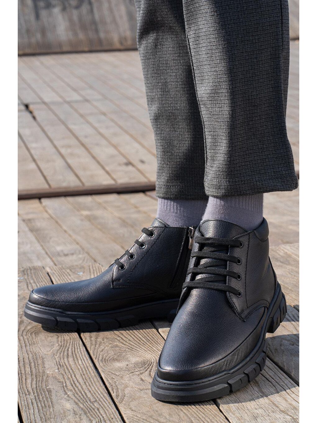 MILLA 3PR Siyah Erkek Bot-1