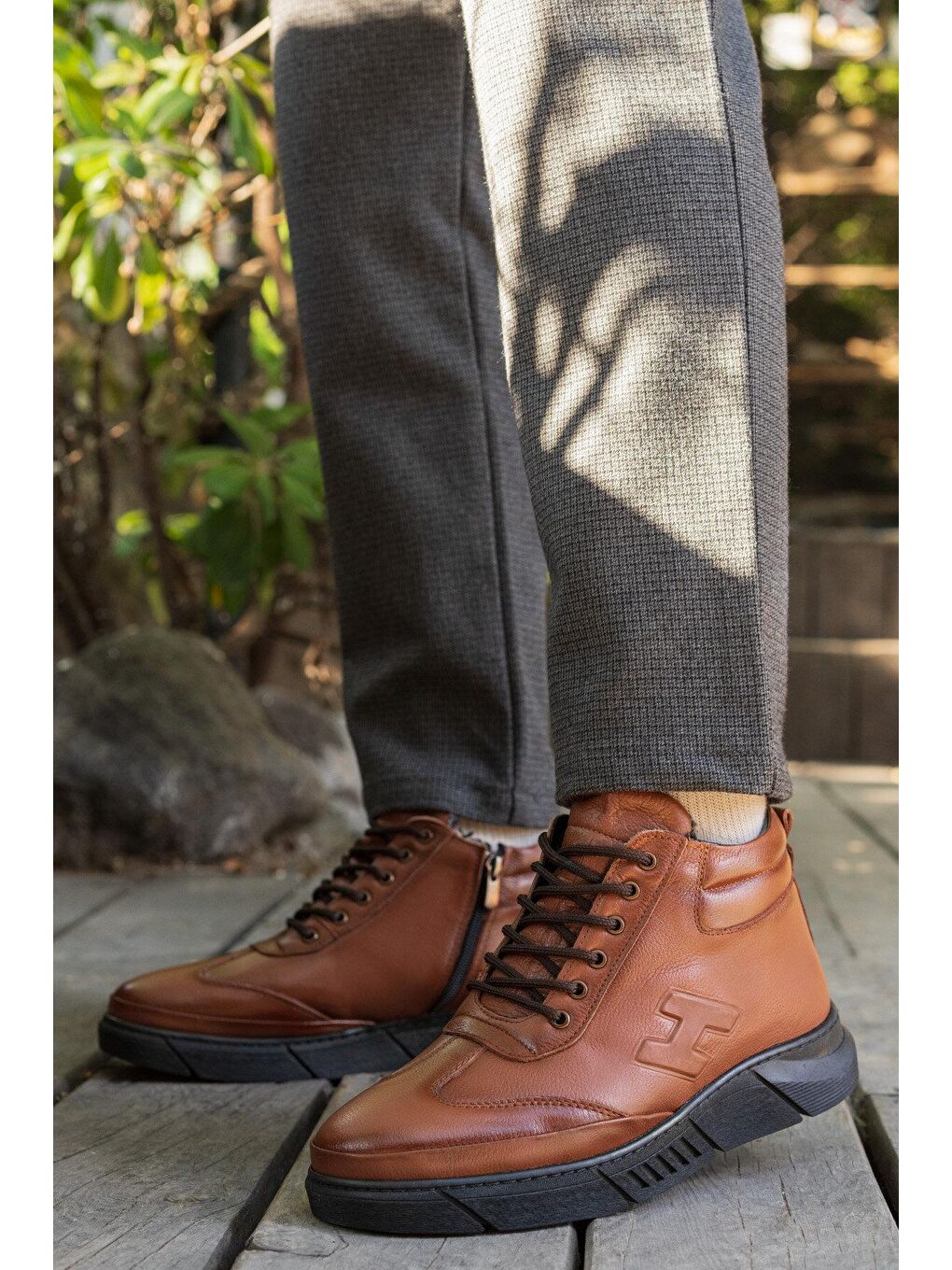 Kahverengi DONG 3PR Taba Erkek Bot-1