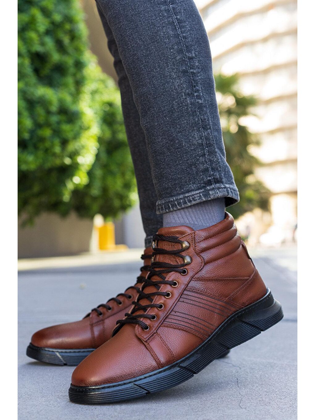 Kahverengi BAND 3PR Taba Erkek Bot-1