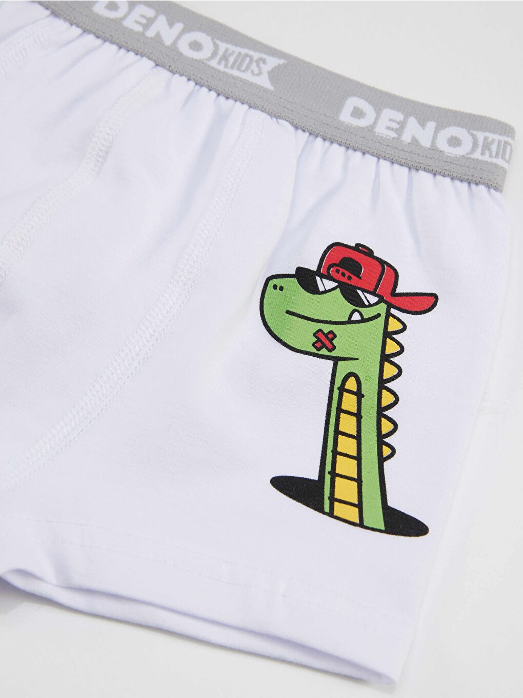 Denokids Karışık Erkek Çocuk Mavi-Beyaz 2 Adet Boxer Takım - 3