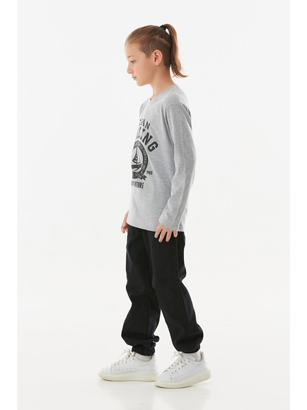 Gri Baskılı Bisiklet Yaka Erkek Çocuk Body-2