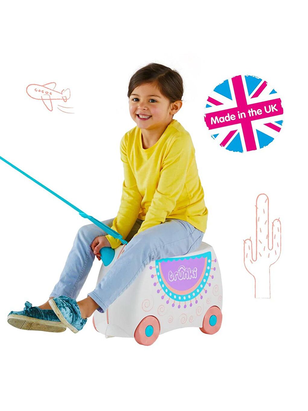 Trunki Karışık Çocuk Bavulu - Lama Lola - 4