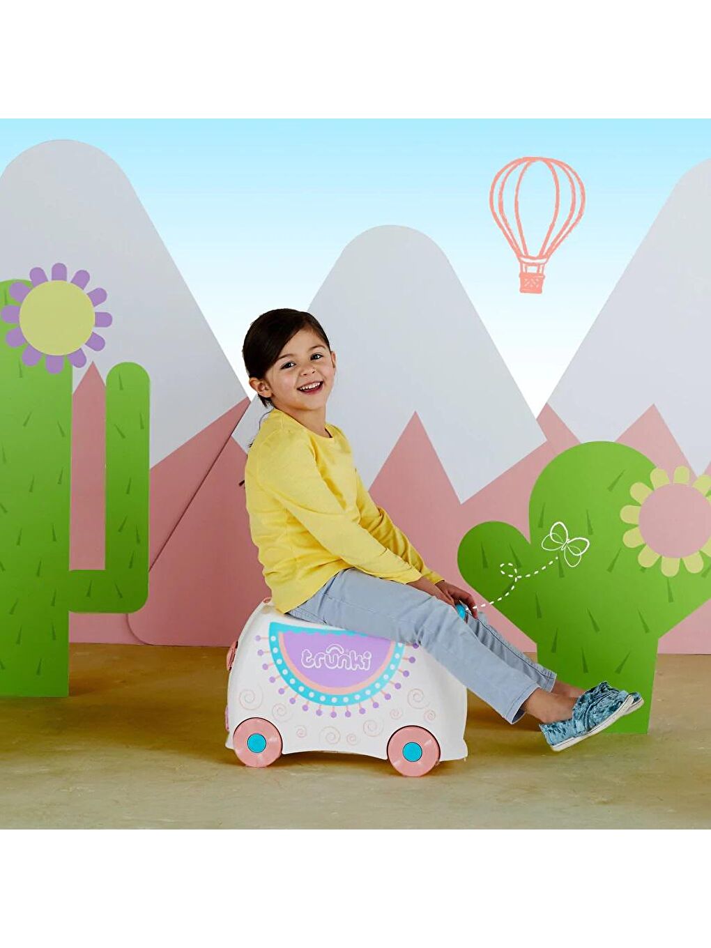 Trunki Karışık Çocuk Bavulu - Lama Lola - 5