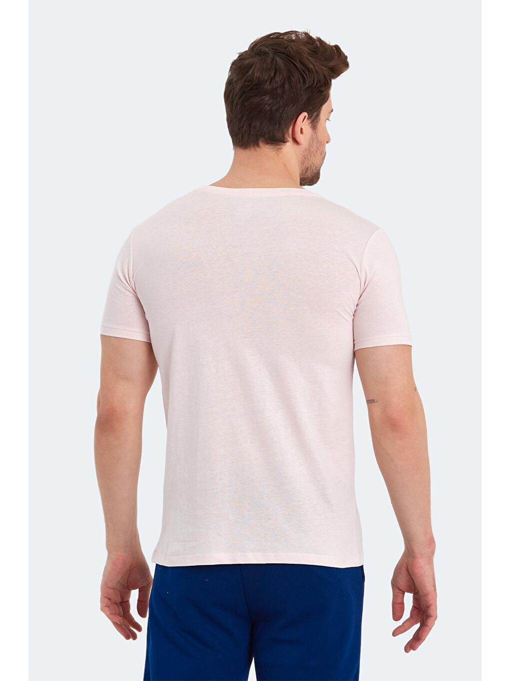 SLAZENGER Pudra Pembe KASSIA Erkek T-Shirt Pudra - 1