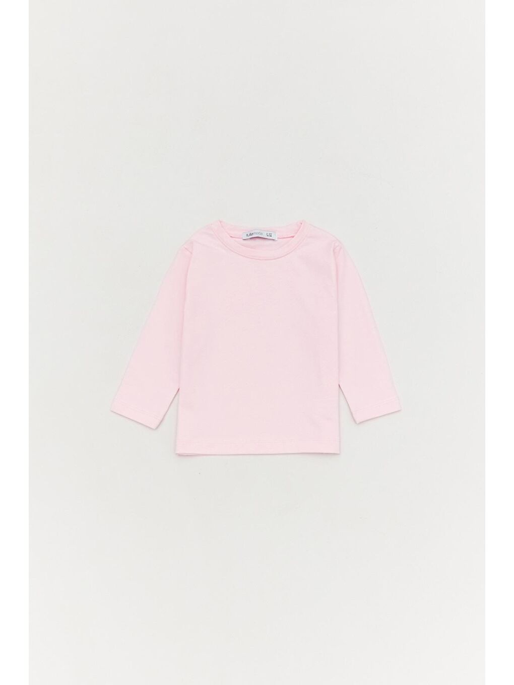 Fullamoda Pembe Basic Bisiklet Yaka Unisex Çocuk Body