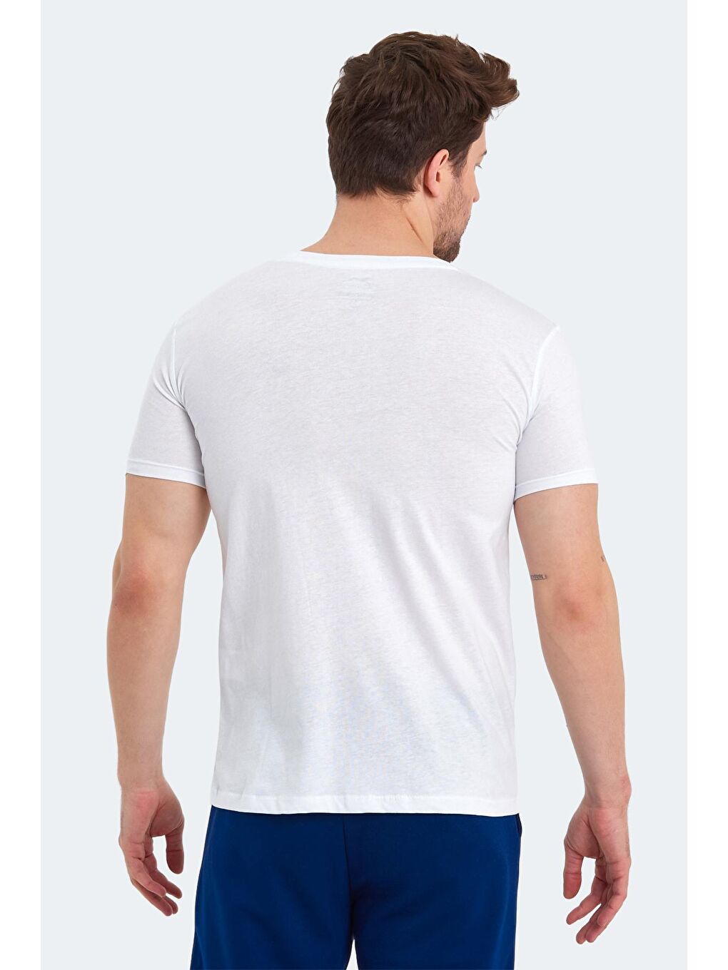 SLAZENGER Beyaz KASSIA Erkek T-Shirt Beyaz - 1