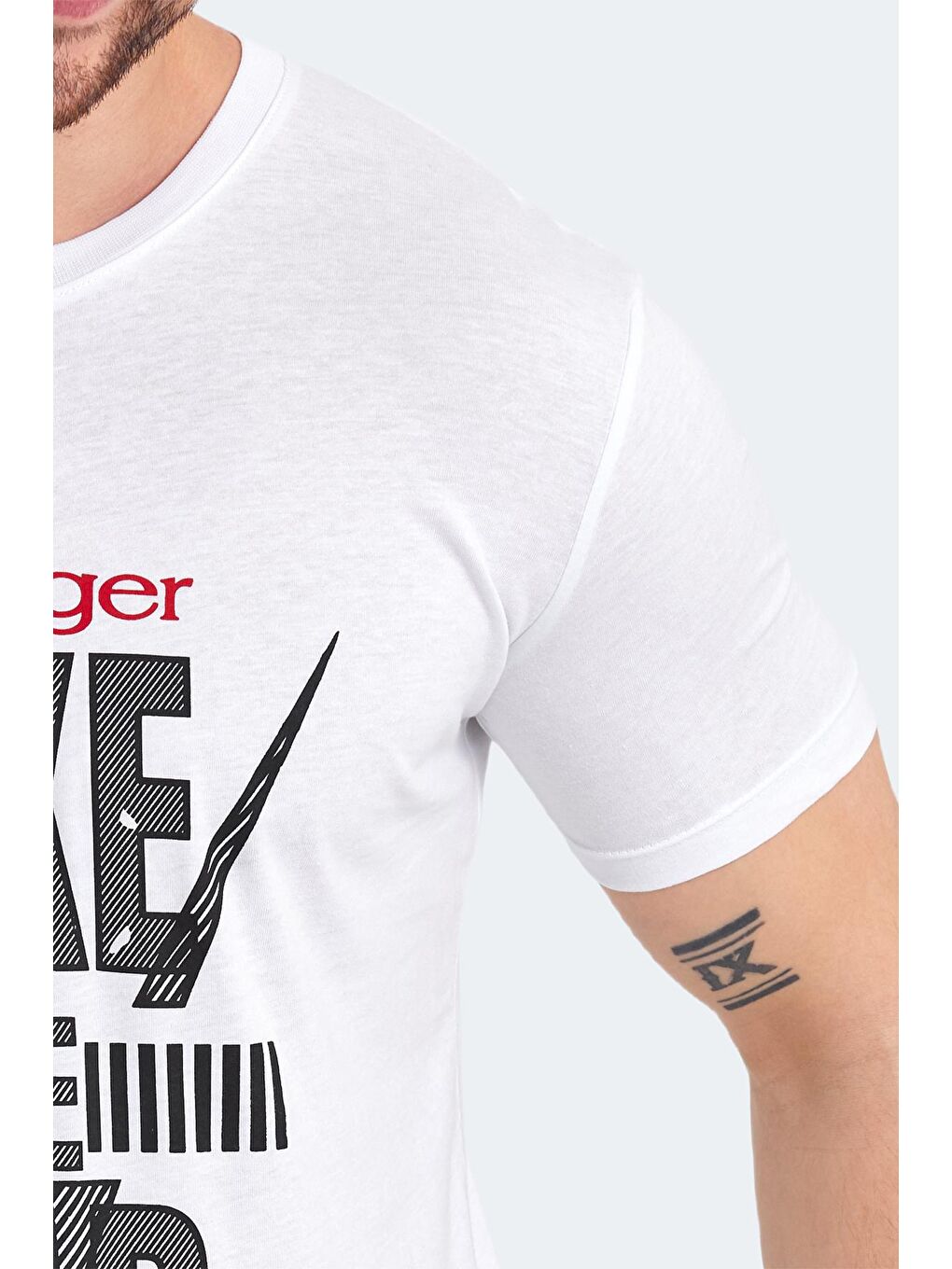 SLAZENGER Beyaz KASSIA Erkek T-Shirt Beyaz - 2