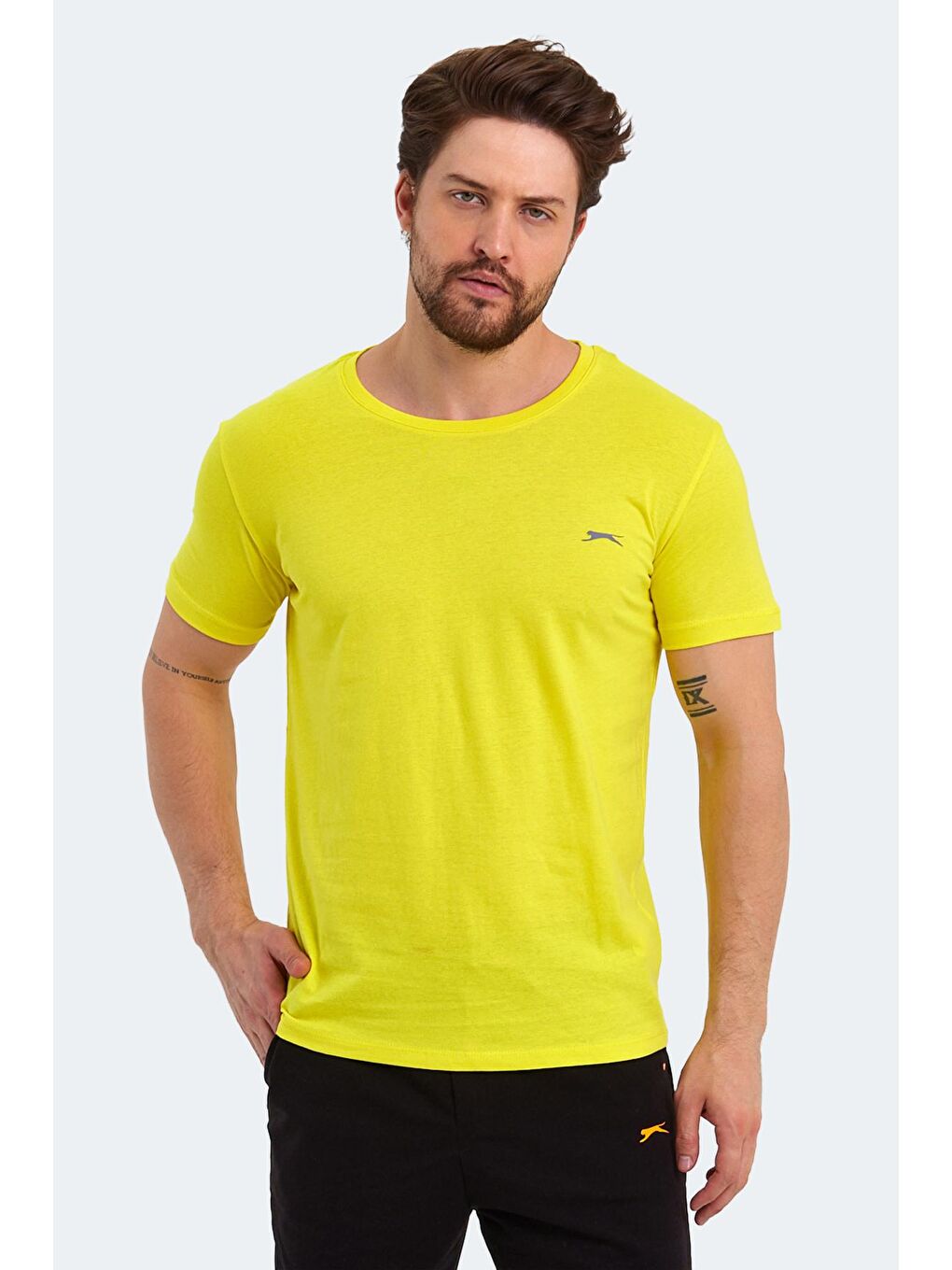 SLAZENGER Açık Sarı SANDER KTN Erkek T-Shirt Açık Sarı