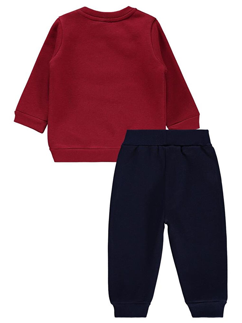 Baby 2 Li Mamas Baskılı 6-18 Ay Takım - Bordo 9-12 Ay