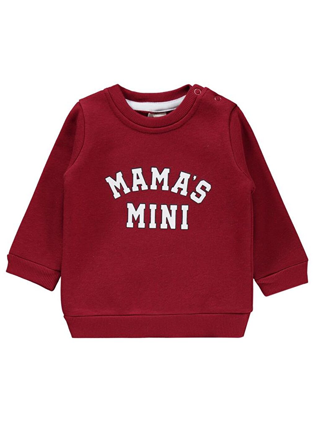 Baby 2 Li Mamas Baskılı 6-18 Ay Takım - Bordo 9-12 Ay-1