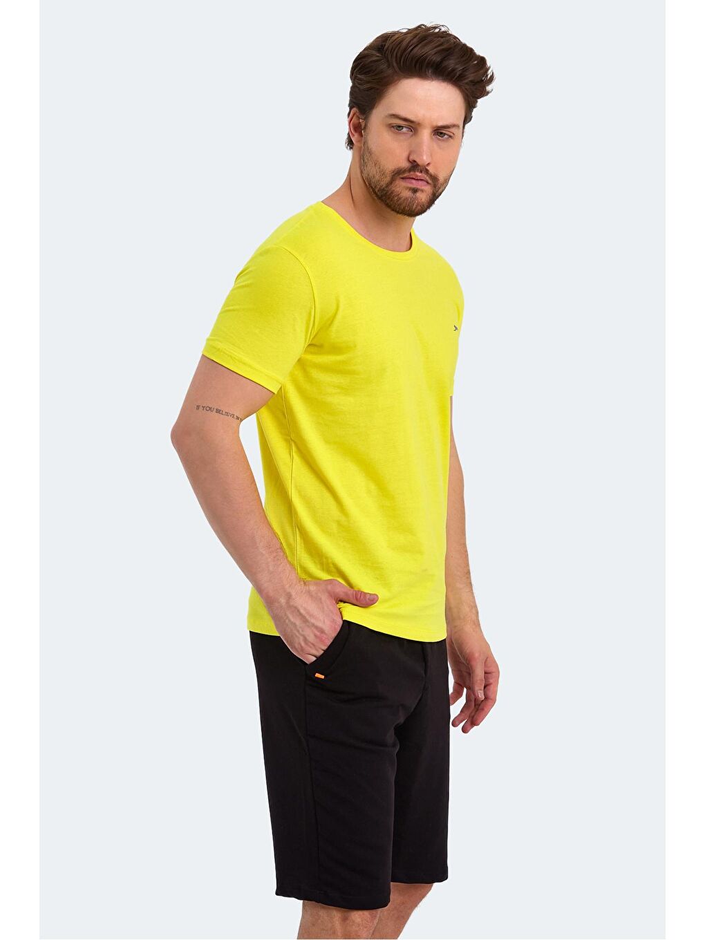 SLAZENGER Açık Sarı SANDER KTN Erkek T-Shirt Açık Sarı - 2