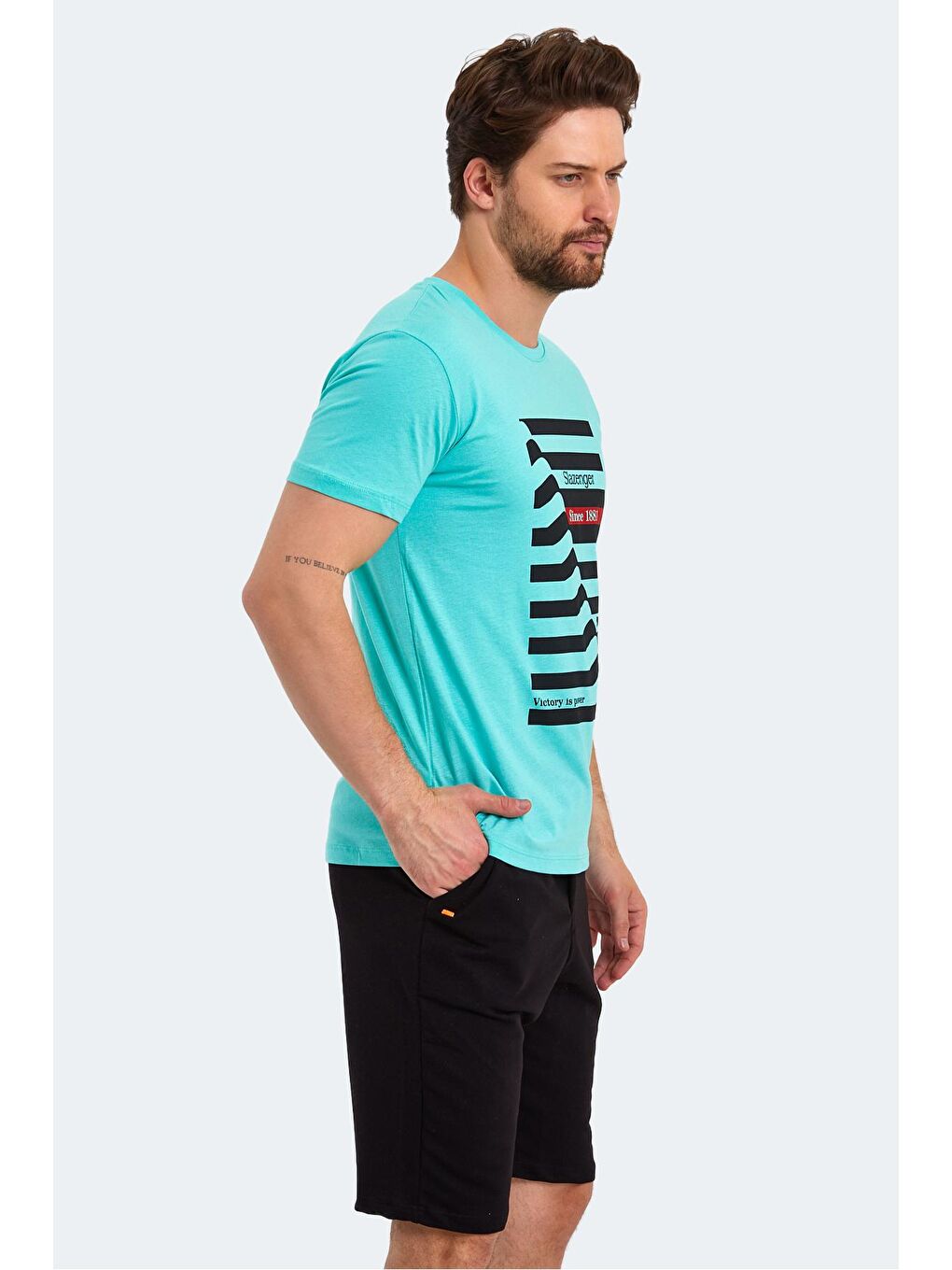 SLAZENGER Nane Yeşili KATELL Erkek T-Shirt Nane - 2