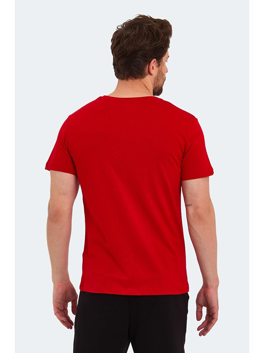 SLAZENGER Kırmızı KASSIA Erkek T-Shirt Kırmızı - 1