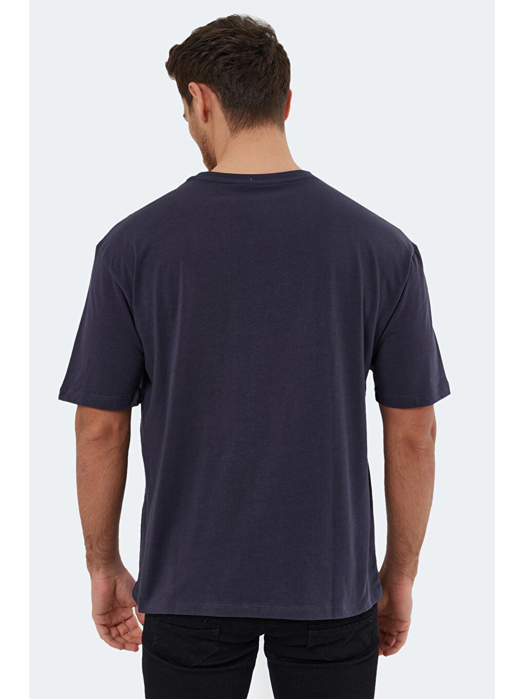 KAURI OVER Erkek %100 Pamuk Tişört Antrasit-1