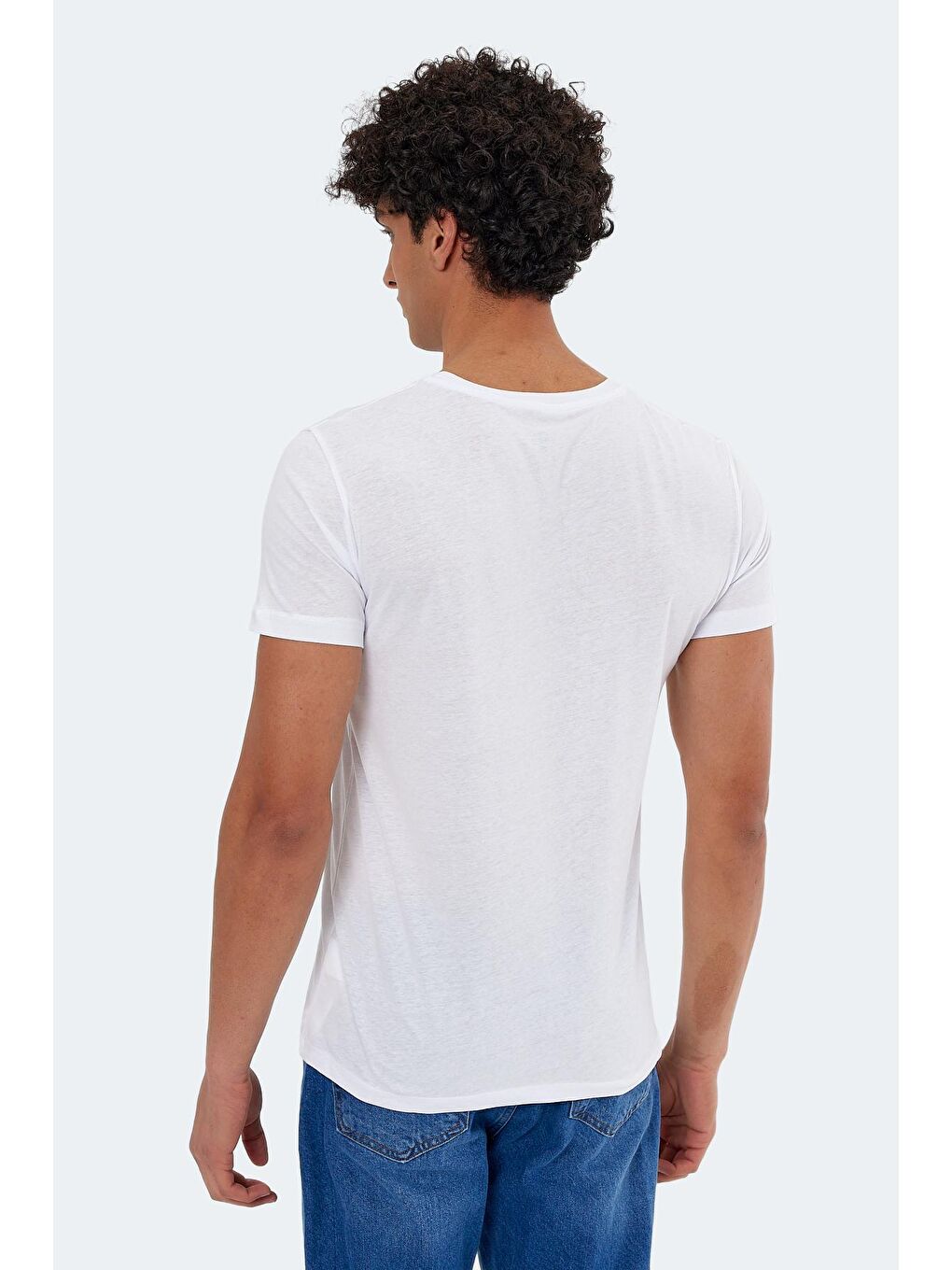 KATELL Erkek Tişört Beyaz-1