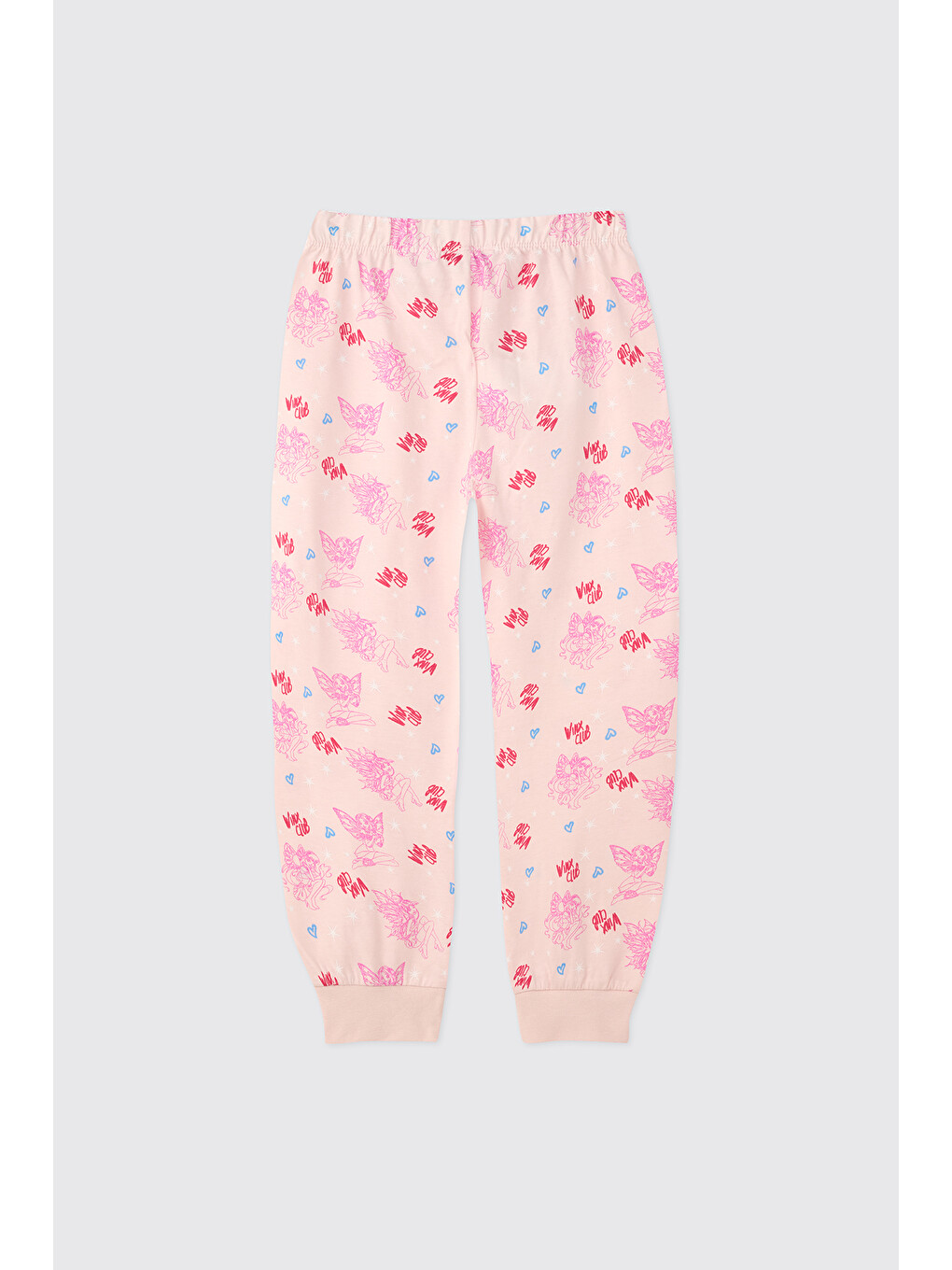 Winx Club Kız Çocuk Pembe Pijama Takımı-2
