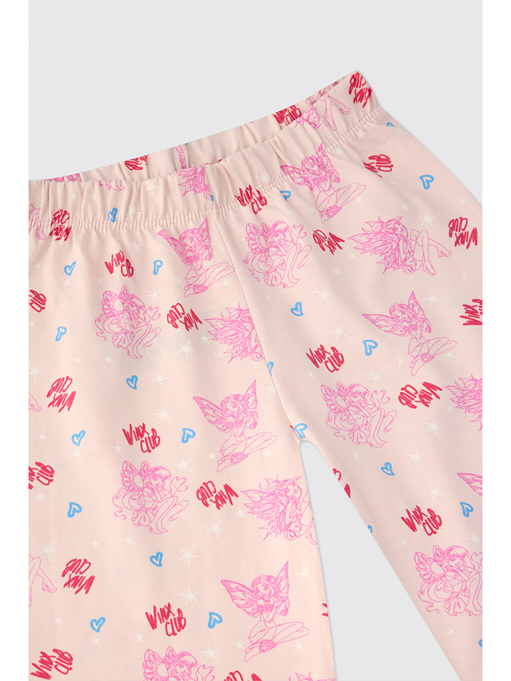 Winx Club Kız Çocuk Pembe Pijama Takımı-6