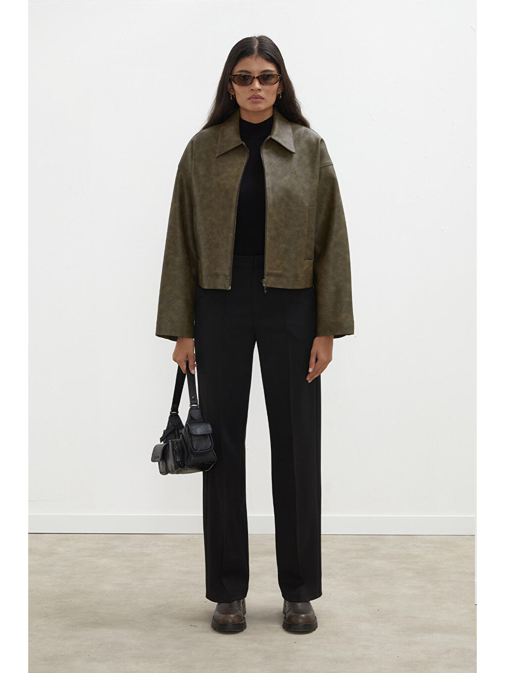 Premium Straight Pantolon Siyah-3