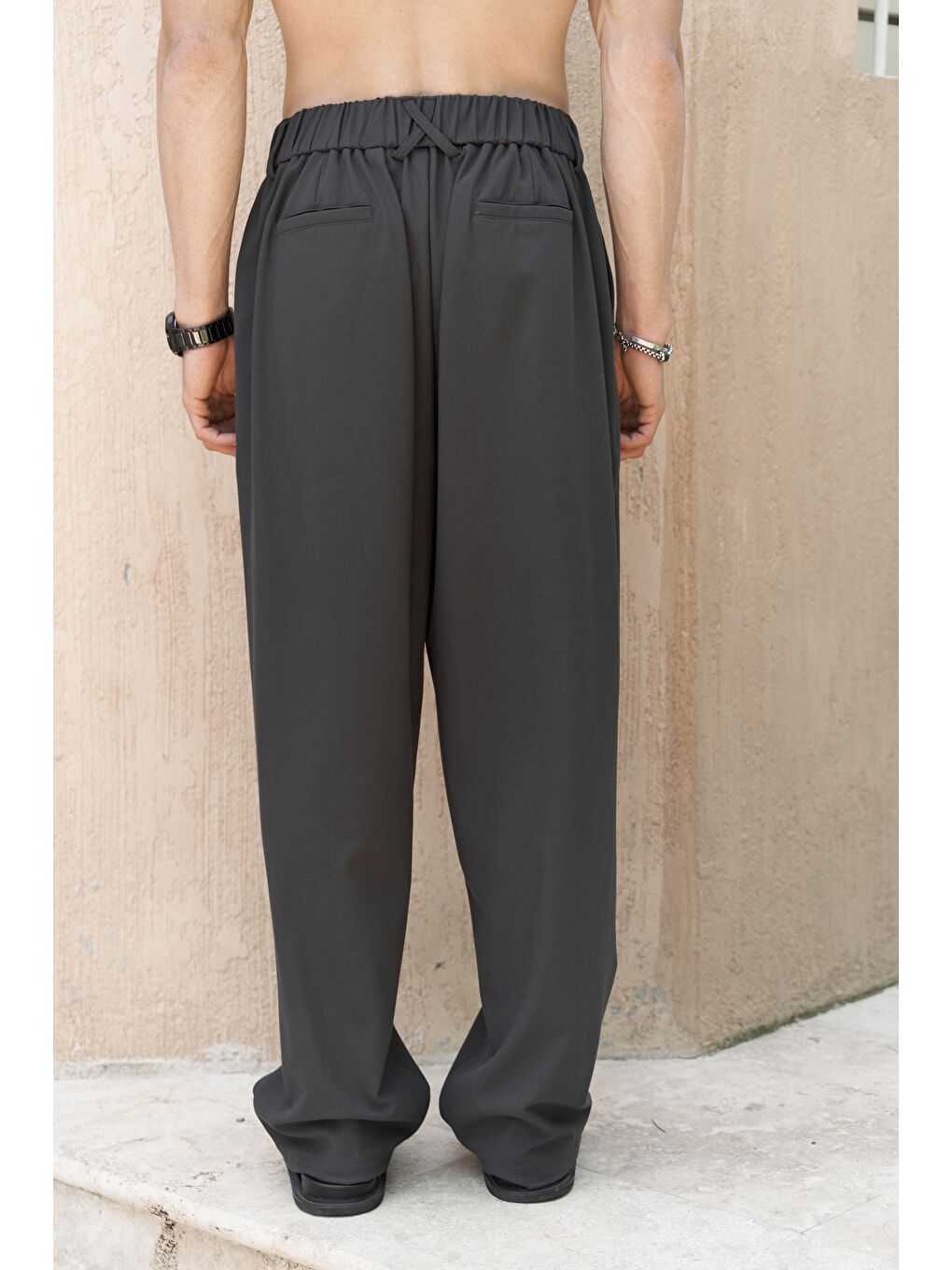 Geaohrid Siyah Erkek Pantolon-4