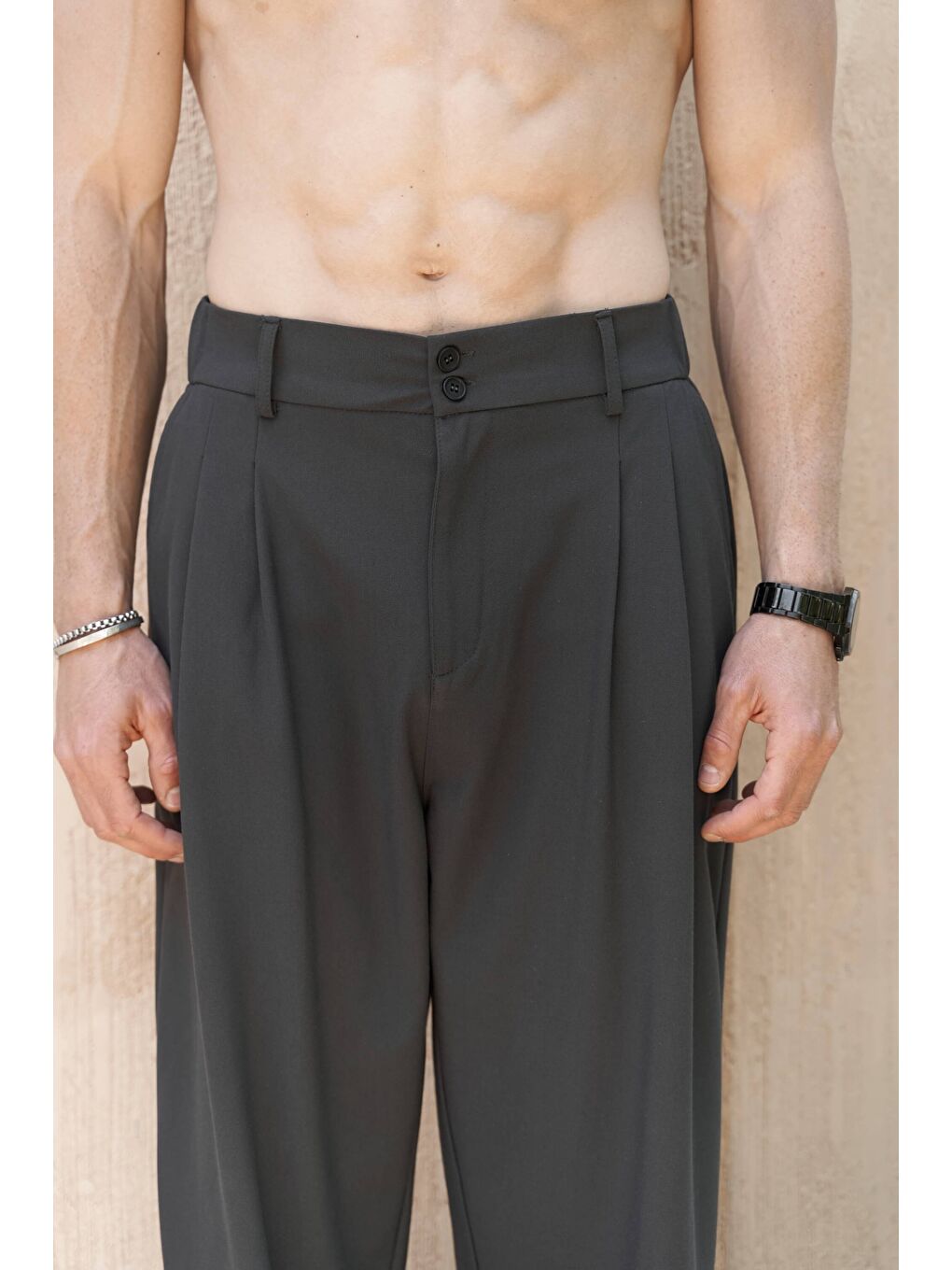 Geaohrid Siyah Erkek Pantolon-6