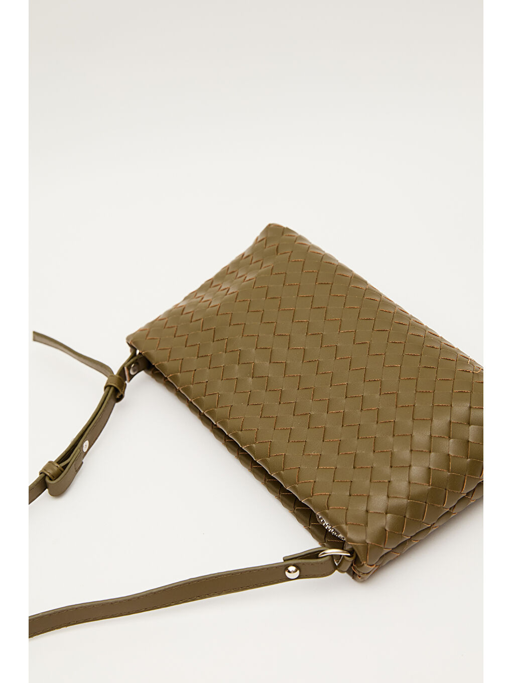 Frances Örgü Baget Çanta Yeşil-1