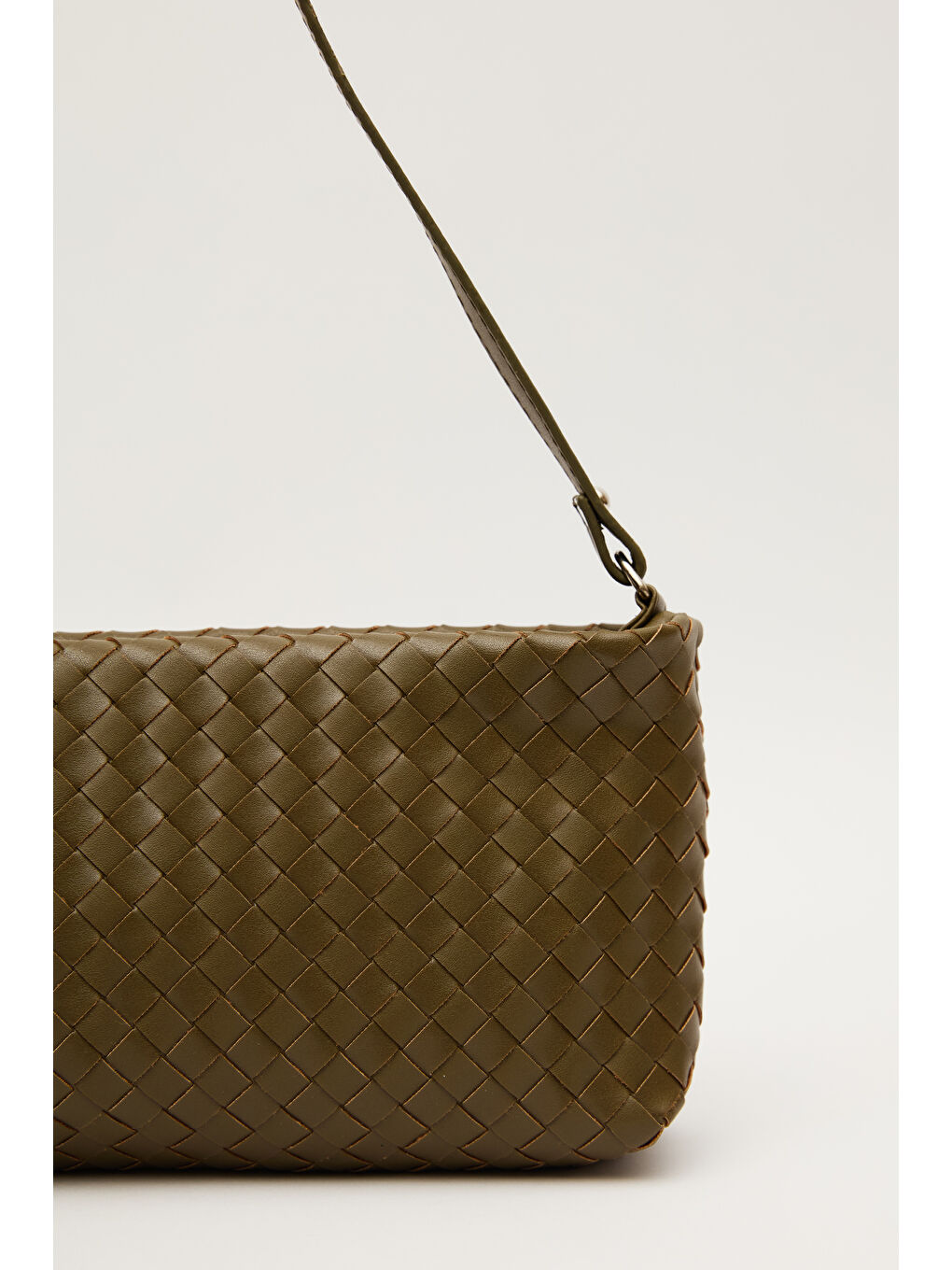 Frances Örgü Baget Çanta Yeşil-2