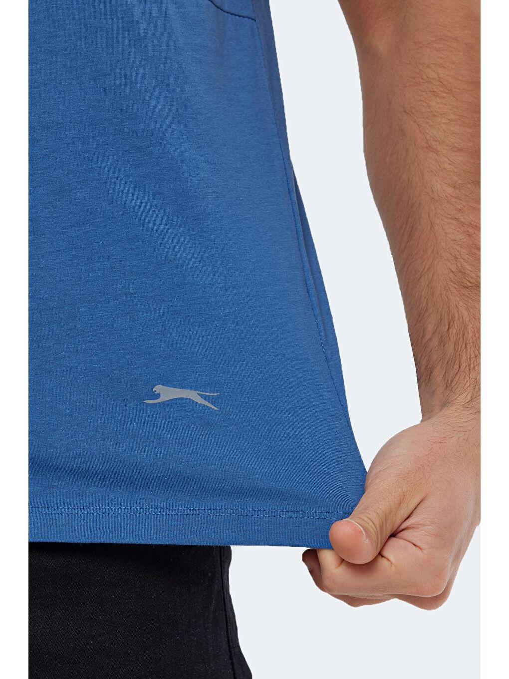 İndigo KAURI Erkek %100 Pamuk Tişört Indigo-4