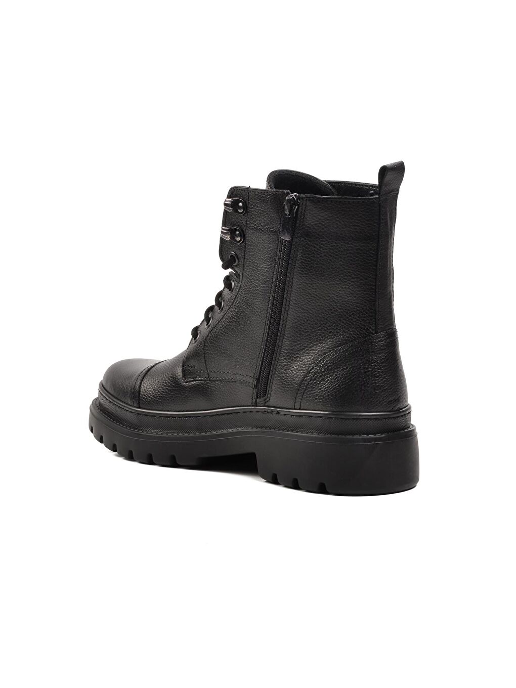 77184 Siyah İçi Polarlı Hakiki Deri Erkek Bot-3