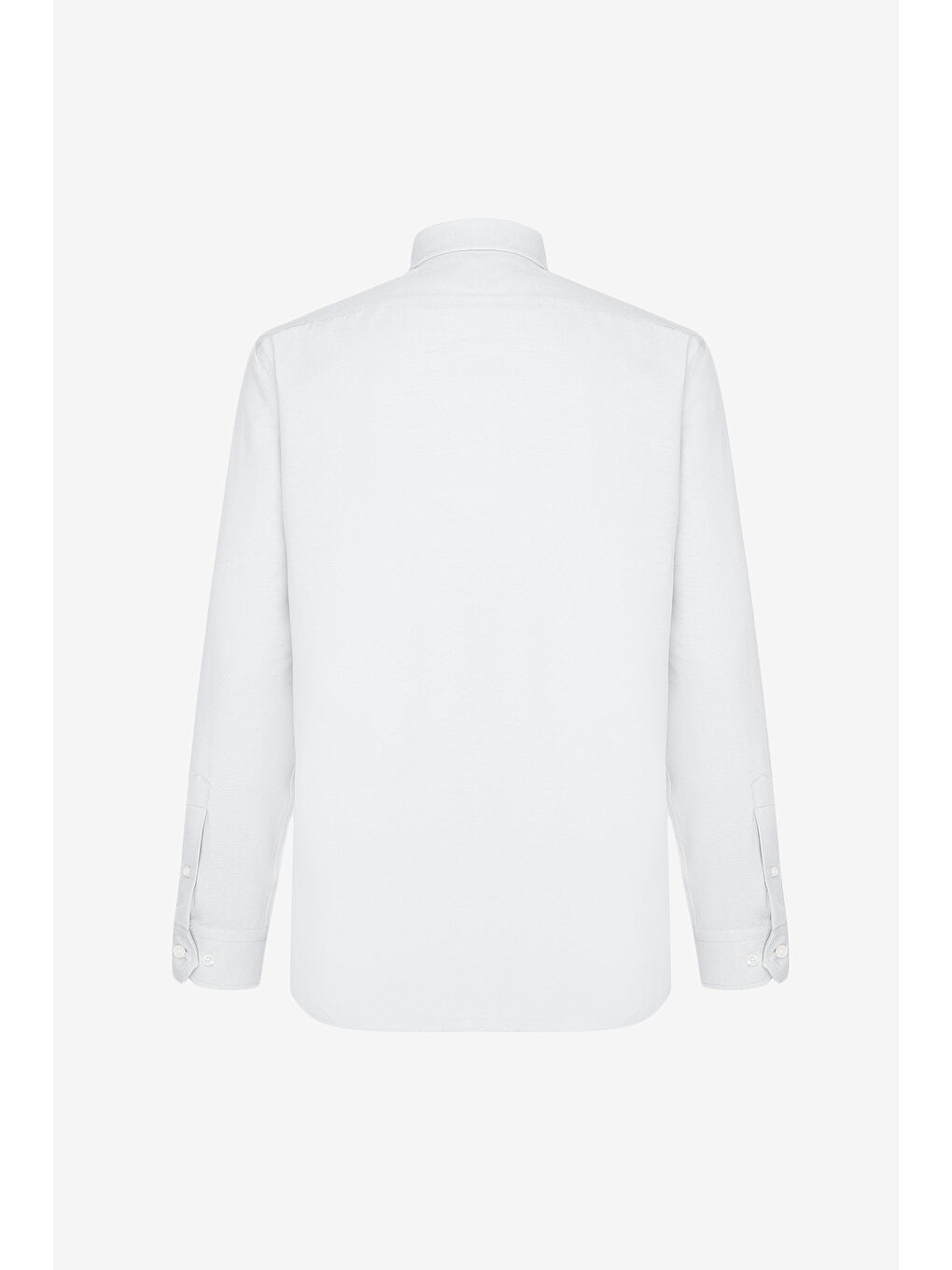 Beyaz Erkek BEYAZ-MAVI 2'li Pamuklu Kolay Ütülenebilir Slim Fit Dar Kesim Oxford Gömlek Paketi-11