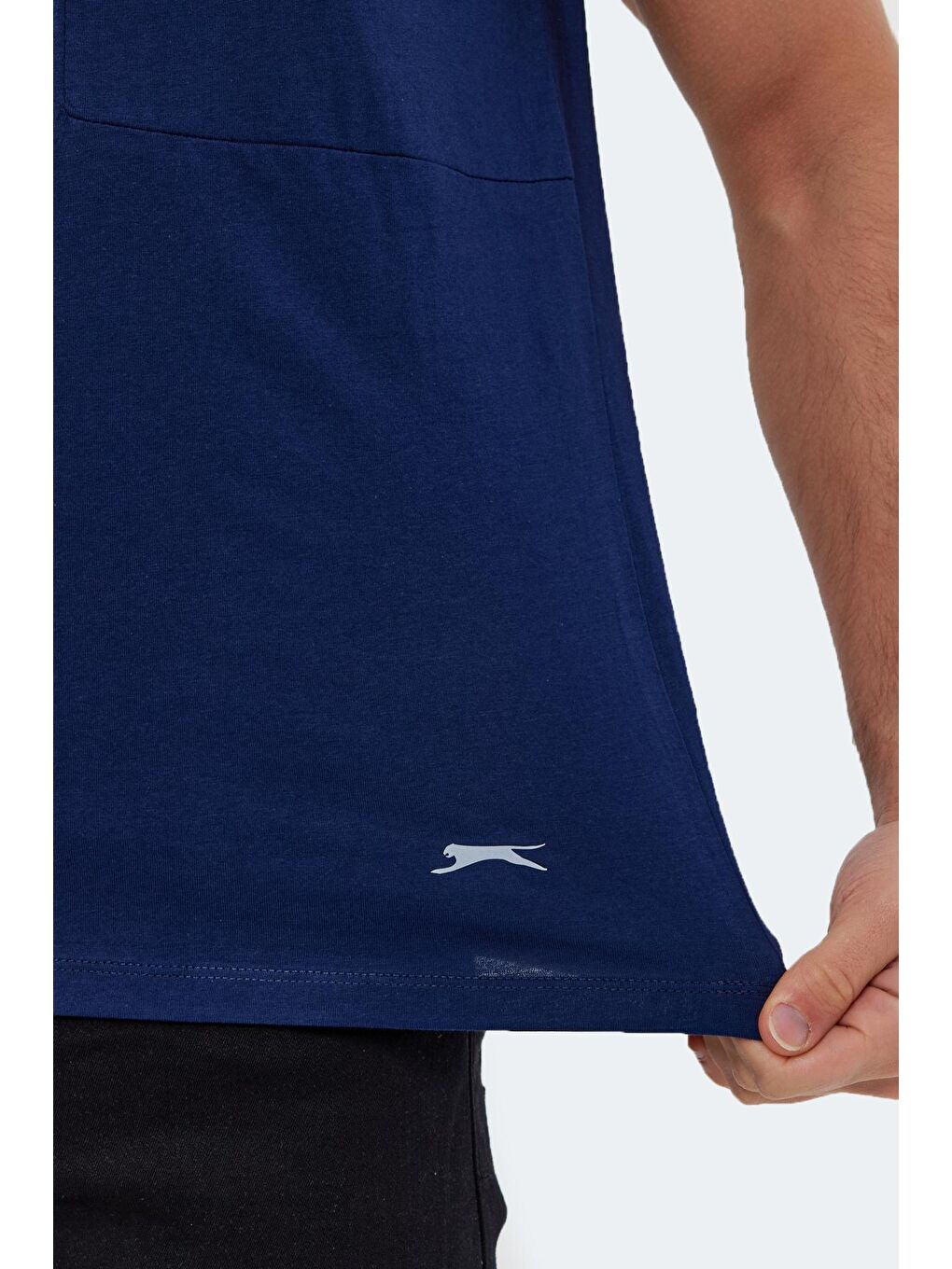 KAURI Erkek %100 Pamuk Tişört Lacivert-4