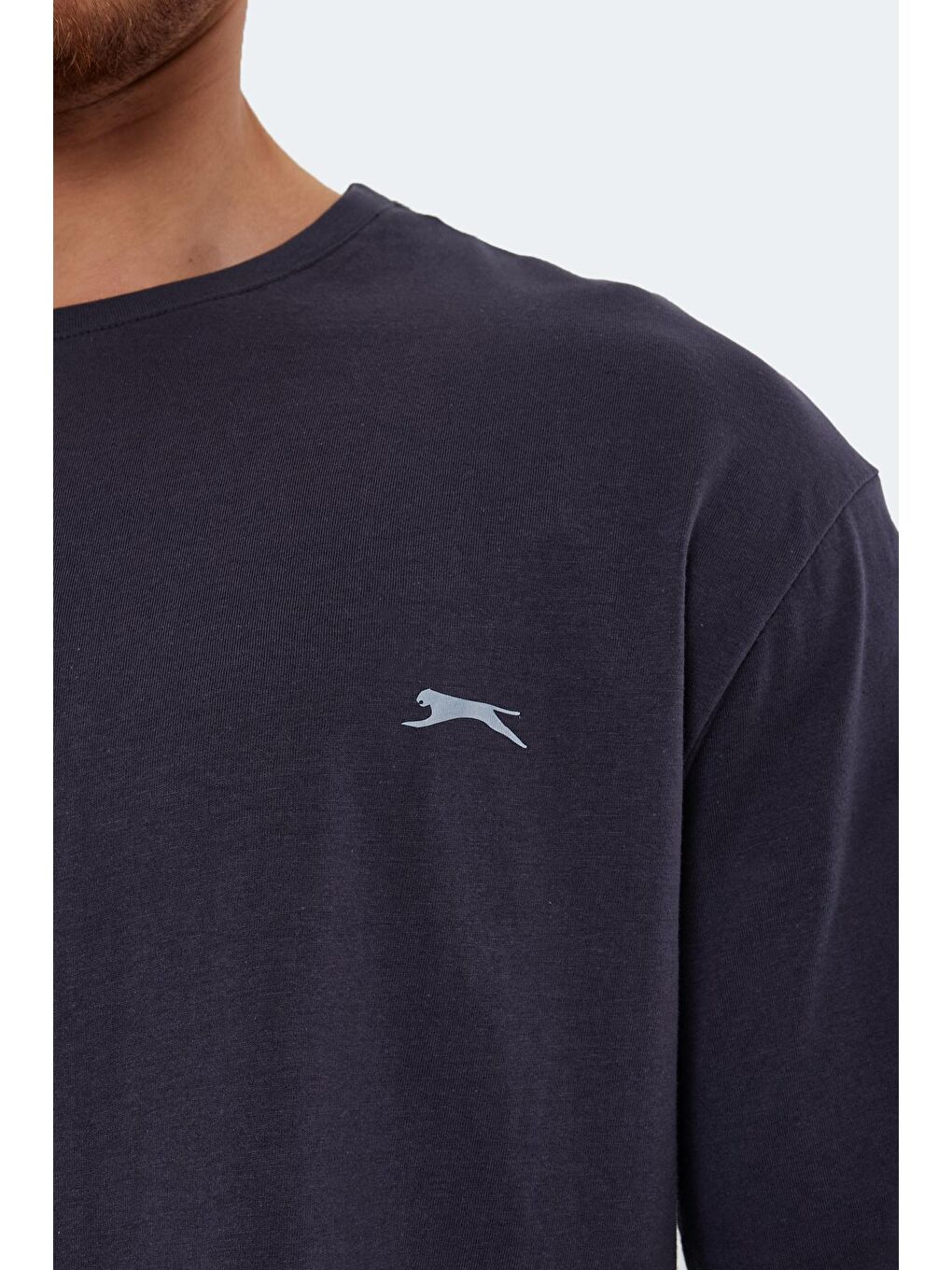 KAISER Erkek %100 Pamuk Tişört Antrasit-2