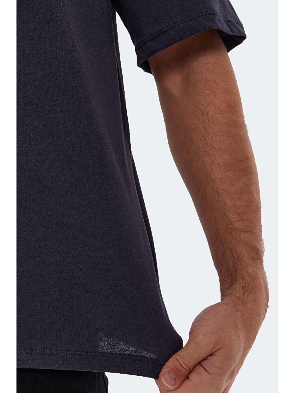 KAISER Erkek %100 Pamuk Tişört Antrasit-3