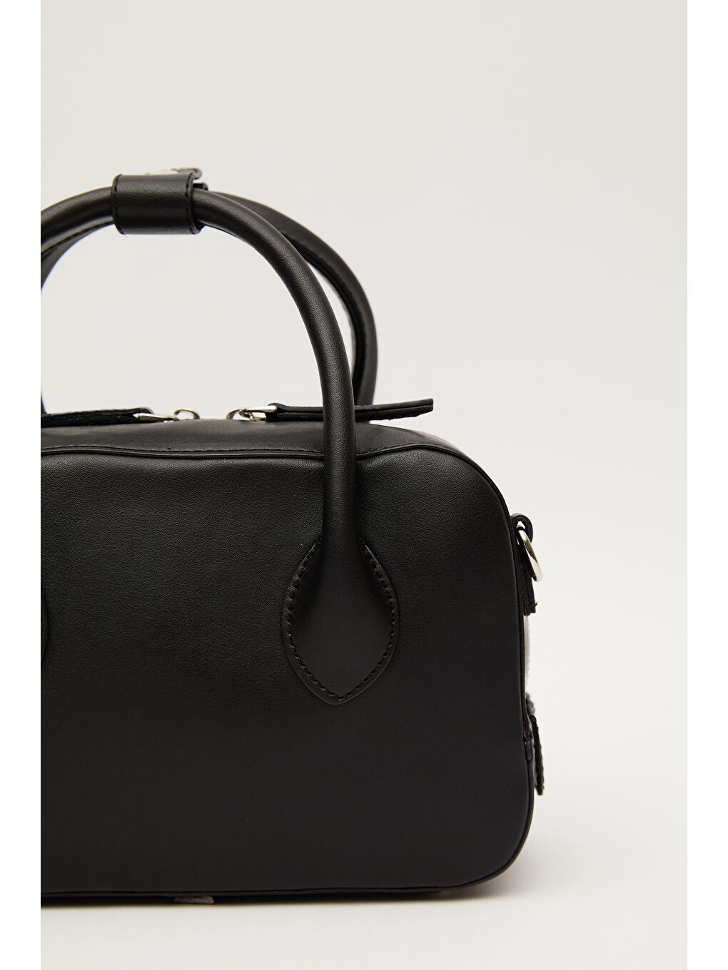 Ester Deri Kutu Çanta Siyah-6