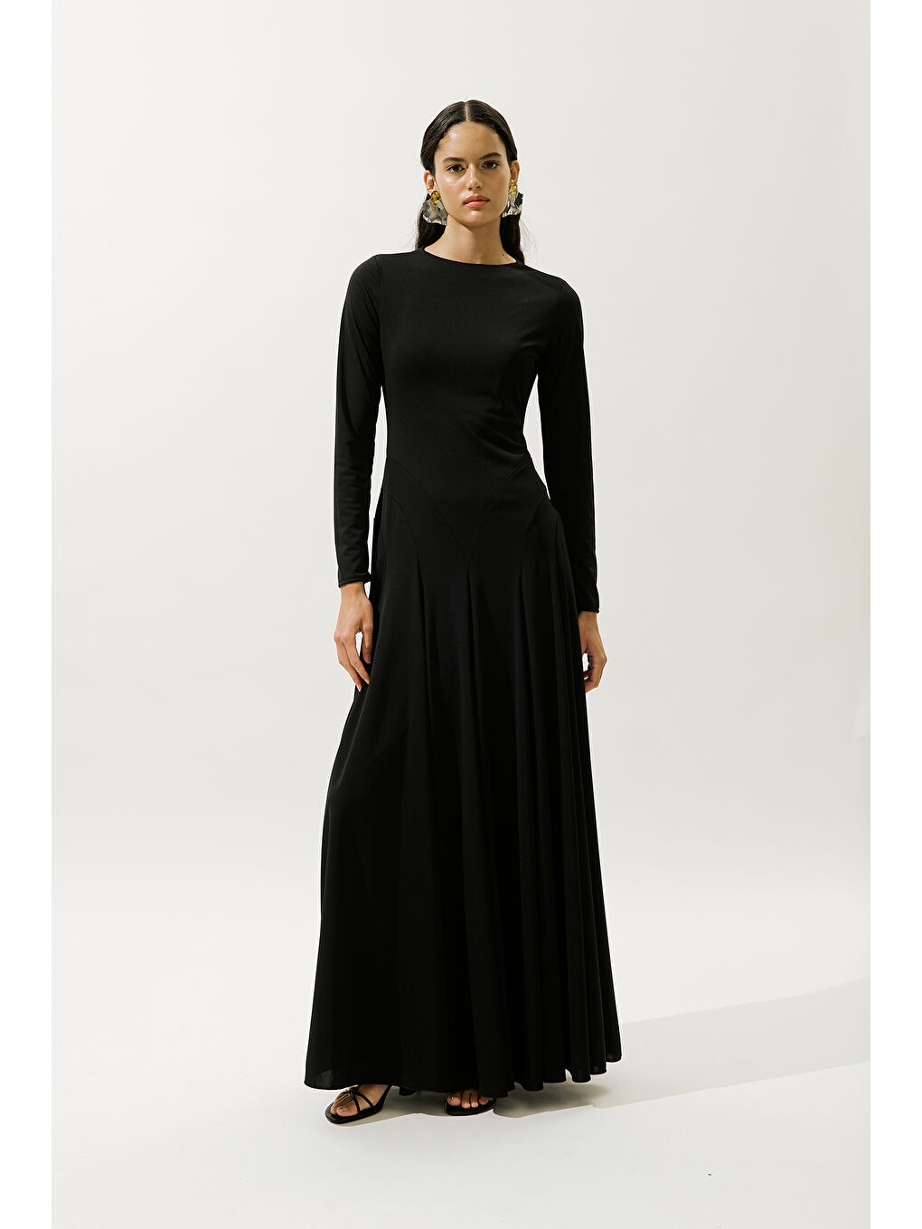 Asıa Abiye Elbise Siyah-3