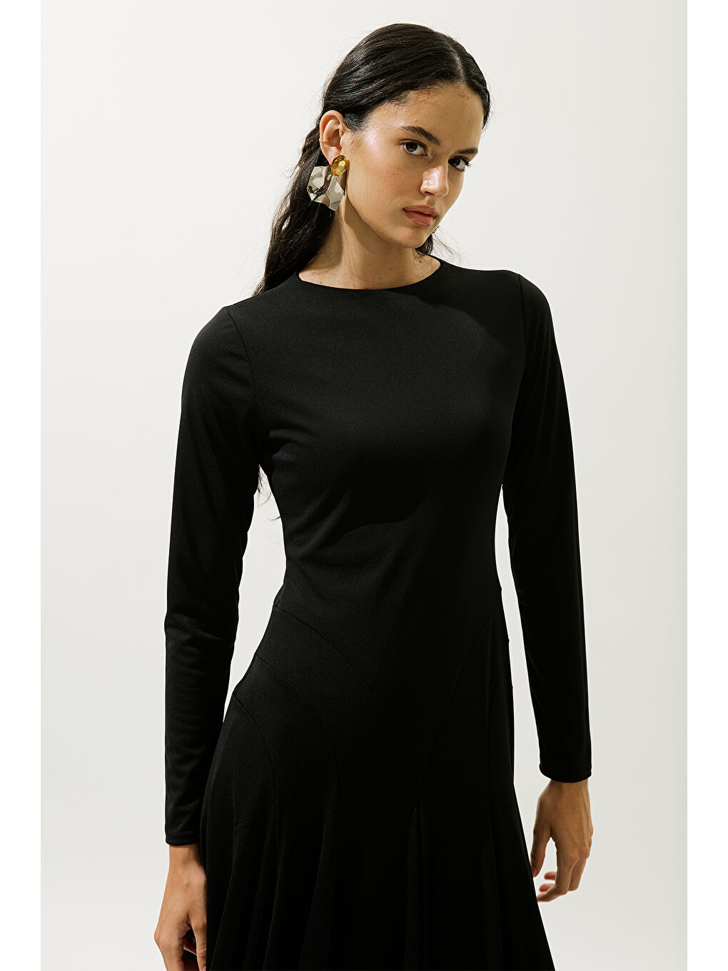 Asıa Abiye Elbise Siyah-4