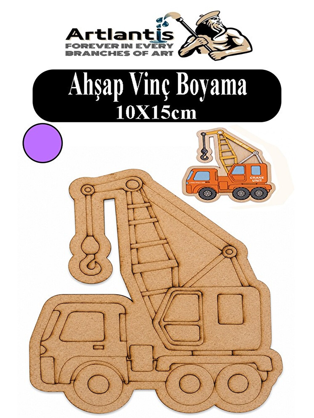 Ahşap Boyama Araçlar 1 Adet 10x15cm Taşıtlar Boyama Figürü Etkinlik Çoçuk Gelişim Motor Beceri Kreş