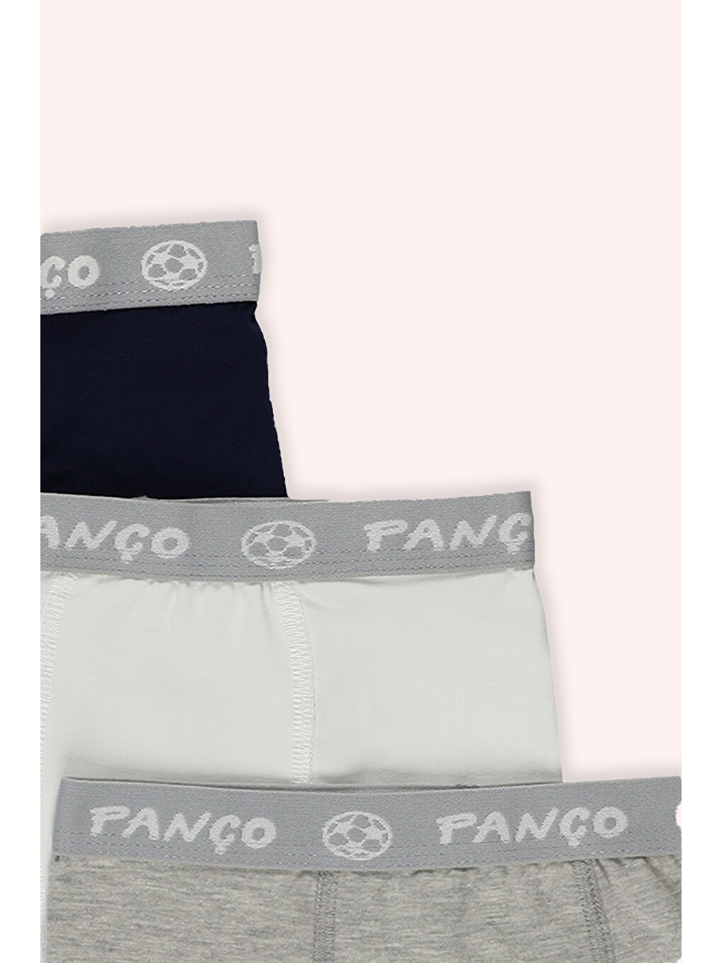 Renksiz Erkek Çocuk Renkli Basic 3'lü Boxer - İç Giyim-1