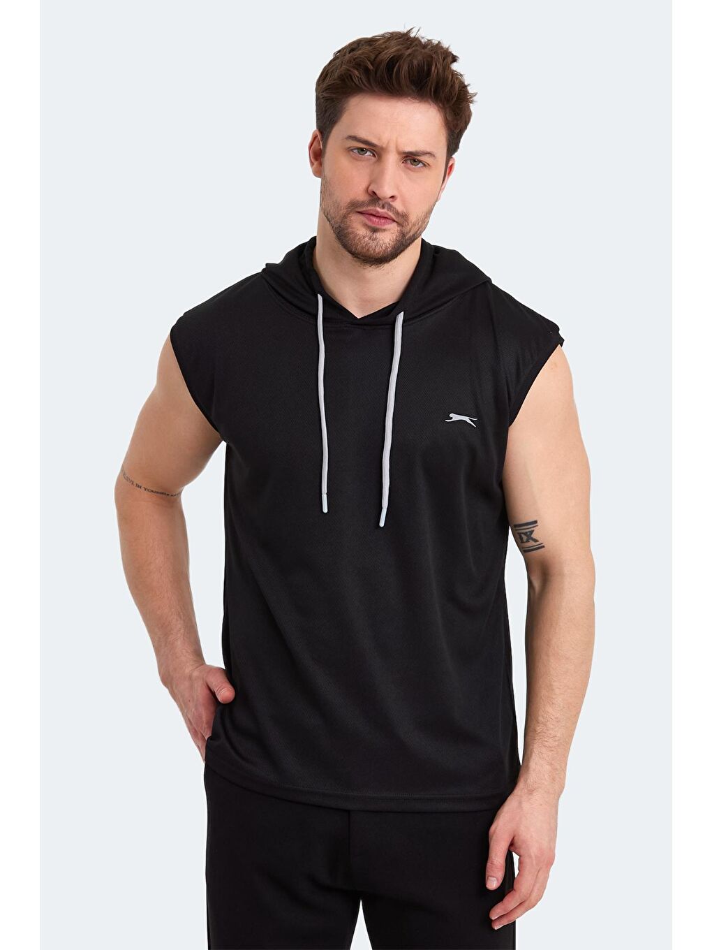 SLAZENGER RAG Erkek T-Shirt Siyah