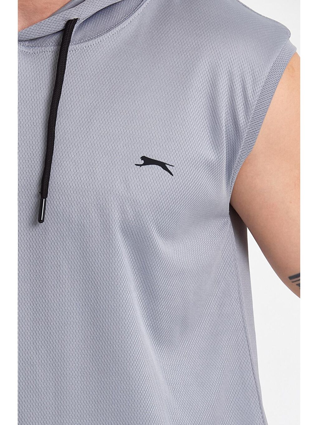 RAG Erkek Kolsuz Tişört Gri-2