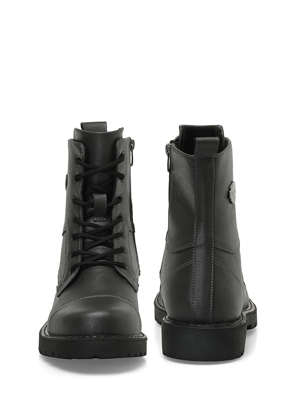 Gri ERA 3PR Füme Erkek Biker Bot-4