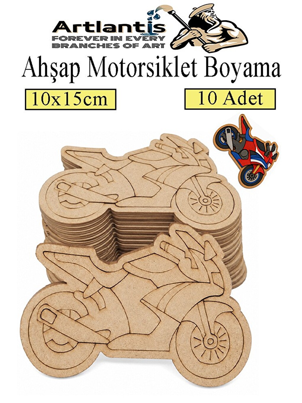 Ahşap Boyama Araçlar 10 Adet 10x15cm Taşıtlar Boyama Figürü Etkinlik Çoçuk Gelişim Motor Beceri