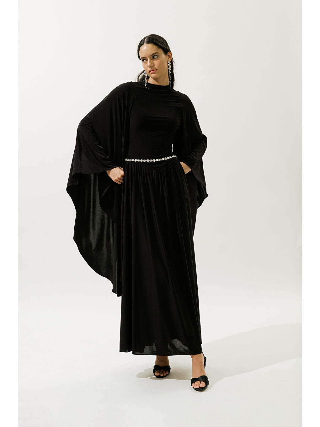 Helsa Abiye Elbise Siyah-1