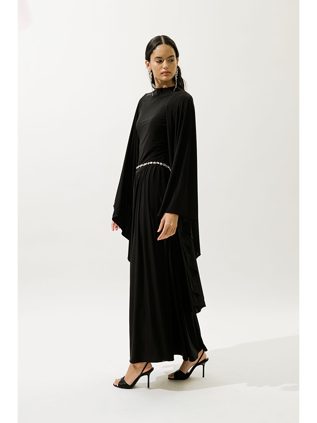 Helsa Abiye Elbise Siyah-2