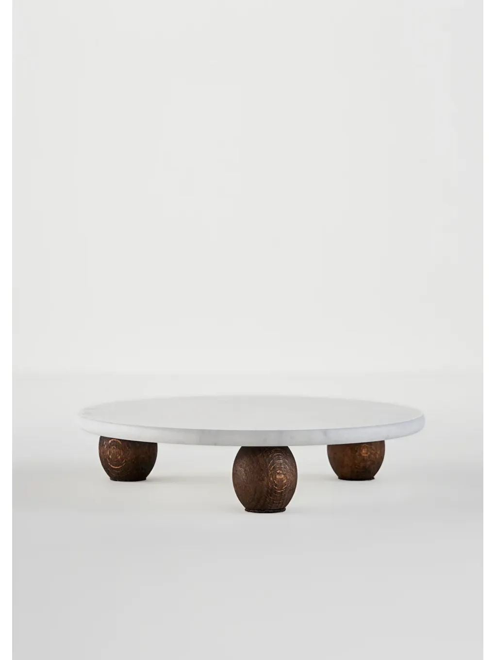 Bej Olmo Mermer Sunum Standı Naturel (25 cm)